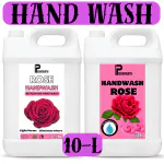 PISHARNATH Hand wash liquid pink 10Liter with Lime & Mint,Dispenser Bottle, Removes Germs, Refreshing Fragrance Hand Wash