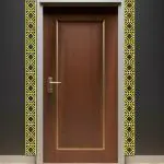 Look Decor Gold Wall Borders Golden Pack Of Mirror Acrylic Wall Stickers (Pack Of 20)