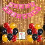 SHANAYA Decoration Happy Birthday Foil Balloon Kit (32 Pieces)