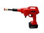 Intenzo Cordless 21V Double Li-ion Battery Electric Car Pressure Washer Gun with Accessories Portable Cleaner with Multi-Function Nozzle Suitable for Car Washing