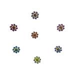 Comet Busters Multicolor Stone Bindi For Women