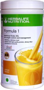 Herbalife Nutrition Formula 1 Shake-Mango Flavor For Weight Loss Plant-Based Protein, 500 G