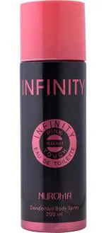Nuroma Deodorant Body Spray for Women, 200ml - Infinity Pink Touch