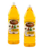 TOPALE'S - Premium Wooden cold pressed White Sesame Oil 1000ml |Pack of 2