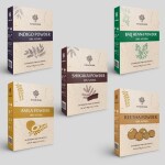 Khadihub Pack of 5, Shikakai, Indigo, Amla, Reetha and Baq henna powder, Each 100gm x 5 pack
