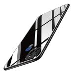 Clickaway Realme C12 9H Premium Top Grade Rich Look Glass Case Back Cover (Black)