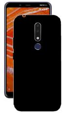 Shagya Nokia 3.1 Plus Black Silicon Back Cover Case