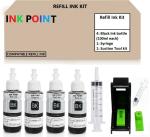 INK POINT Refill Kit Dye HP Cartridge 805, 803, 680, 678, 682, 818, 802, 901, 703, 704, 46, 21, 22, 27, 28, 56, 57 Black Ink Bottle pack of 6