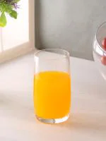 Smartserve Ideal Tall Cocktail Juice Drinking Glass Set, 380 ml, Transparent - Set of 6 Pieces