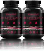 Naturewell Multivitamin Women One Daily, Multivitamins,Multivitamin Capsule Pro, 60 Capsules Each (Pack Of 2)