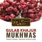 J J Crunch N Munch Gulab KhajurDried Dates Mouth Freshener | Gulab Khajur Supari Mukhwas Sweet Date Mukhawas (200gm)