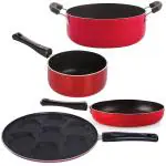 Nirlon Nonstick Best Cookware Combo Set - 2.6Mm_Fp10_Sp (Set Of 4)