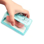 ShopiMoz 2-in-1 Portable Laundry Rolling Soap Box Easy Cloth Washing Soap Roller, Plastic Dispenser Case - (Pack of 1 )