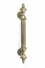 Indeed Taj Main Door Handle Brass Antique Finish | Home Decor | Door Decor (Size - 12 inch)