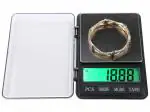 ATOM-999 Electronic Digital Scale With Max Capacity 1000gm| Pocket Notebook Scale, Black