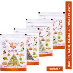 Dry Fruit Hib - Ragi, Jowar, Bajra & Barley Flakes Original 850 g | Pack of 4 | Power of 5: Energy, Protein, Iron, Calcium, Vitamins B1, B2, B3 & C | Corn Flakes, Breakfast Cereal | Naturally Cholestrol Free100% Natural