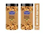 Aldeira Natural Californian Walnut Kernels (400g x 2) | Premium Akhrot Giri Jar Combo Pack of 2