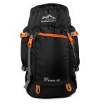 Endeavour Rimo Black Waterproof Rucksack Travel, Hiking Camping Outdoor Bagpack 40 L