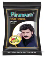Parampara Ayurved Natural Black Hair Henna | Harmful Chemical-free | Goodness of Coffee Methi Amla Bhringaraj and Hibiscus | No Ammonia |
