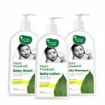 Mother Sparsh Combo Plant Powered Baby Wash, Baby Shampoo And Baby Lotion 200 ml