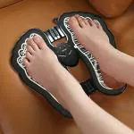 SINEWY Foot Massager Pain Relief,Elecrtic EMS Massage Mat -8 Mode/16 Vibration Automatic Wireless Folding Massager for Foot,Legs,Hand Muscle Stimulator Therapy