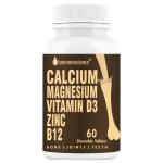 Immunescience Calcium Magnesium Zinc Tablets - 60 Tablets