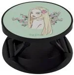 Eggshell Silicone Mobile Finger Grip Back Holder for All Basic Cell Phone And Tablets