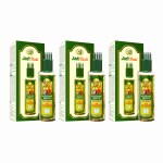 Jadi Buti Nourishing Hair Oil Reduces Hair Fall & Premature Graying UV Protection For Strong, Thick, Long & Silky Hair Advance Research For All Hair Types Infused With 28 Vital Ingredients 100 ml e/ 3.39 fl.oz. (Pack of 3)