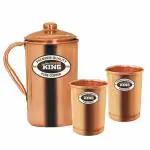 Mr. Copper King 3 Pcs Copper Water Set Combi