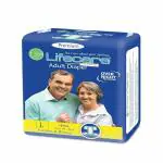 ANK Lifecare we care about your feelings PREMIUM Adult Diaper for Men and Women Large - waist : 112-115cm. Refastenable Side Tapes, Extra Absorbent Gel Core, Leak Guards, Advanced Acquisition Layer