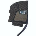 Auto Perfection 7D Car Floor Mat compatiable for Pulse (Coffee)3 Pieces