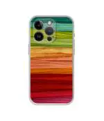 Casotec Colorful Thread Design Printed Silicon Soft TPU Back Case Cover Apple iPhone 14 Pro Max