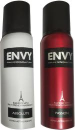 Envy Absolute Deodorant Spray, Passion Deodorant Spray Deodorant Spray, 120 Ml (Pack Of 2)