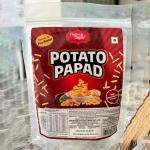 Chatorein Shyam Potato Chips - 100g | Ready To Fry | Handmade Crispy Tasty Instant Snack | Raw Aloo Wafers | No Additive