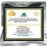 MGBN Gelatin With Quinova Seed Powder 2 In 1 Uses For Face Mask, Hair Removal Skin Care 50 gm