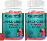 Naturewell Apple Cider Vinegar, 30 Gummies Each (Pack Of 2)