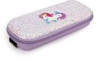 QIPS HMASPC 00040-QIPS Purple Unicorn Shimmery EVA Pencil Pouch