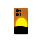 GADGETSWRAP Printed Vinyl Skin Sticker for Oppo Find N2 Flip (5G) - Mountain Minimalism