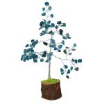 Kesar Zems Green Stone & Wooden Chip Vastu Tree 150 Beads