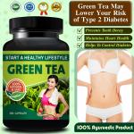 INLAZER Green Tea Capsule | Fat Burning Supplement To Shape Your Size, Weight Loss Products To Reduce Food Cravings & Loose Extra Weight Rapidly