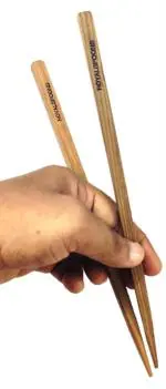 Arman Spoons Brown Teak Wood Chopsticks Set - 22 Cm (Pair Of 1)