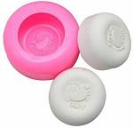 Noble Foods Microwave Safe Round Silicone Fondant and Gum Paste Mould 1 Cavity