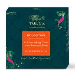 TGL Co. Mogo Mogo Green Tea Bags 16 Tea Bags with Green Sencha Tea, Banana, Mango, Melon, Passion Flower Leaves, Sunflowers, Guava, Cornflowers
