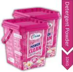 EROSKET Bright Like New Detergent Matic Front/Top Load Detergent Powder 10kg Pink Detergent Powder 10 kg (Fresh)