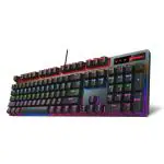 Rapoo V500 Pro Black RGB Mechanical Backlight Gaming Keyboard Compatible with Windows and Mac OS (43.4 x 13.1 x 3.6 cm)