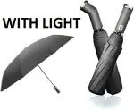 COSYSMART 3 Fold Umbrella with Led Light | Umbrella for Men, Women | Umberallas for Rain | Windproof Umberalla | Rain Umbrella | Chhata | Chhatari | Umbrella with Led Light | Travel Umbrella 1 Pcs