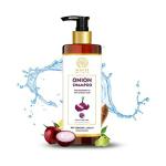 MaatiNaturals Onion Biotin Shampoo| Hair Growth & Scalp Nourishment, Hair Fall & Dandruff| Aloevera, Plant Keratin, Reetha, Shikakai & Neem - SLS & Paraben Free| 200ml