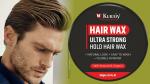 KURAIY Pure Hair Styling Pomade Wax For Men|Glossy Finish & Medium Hold|Plant Based Hair Wax (100 g)