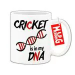 Mug Morning Cricket is in My DNA Mug Cricket Mug Cricket Coffee Mug