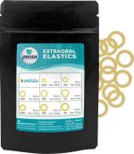 Steriltex Penta Orthodontics Medical Grade Latex Extraoral Elastics, 3/16 Inch (Pack Of 100)
